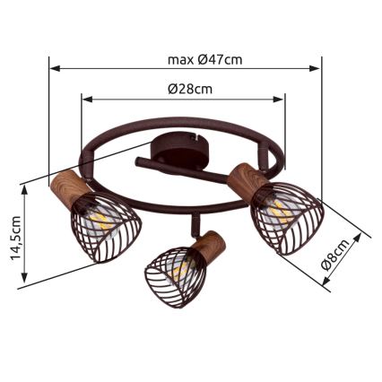 Globo - Spotlys 3xE14/40W/230V
