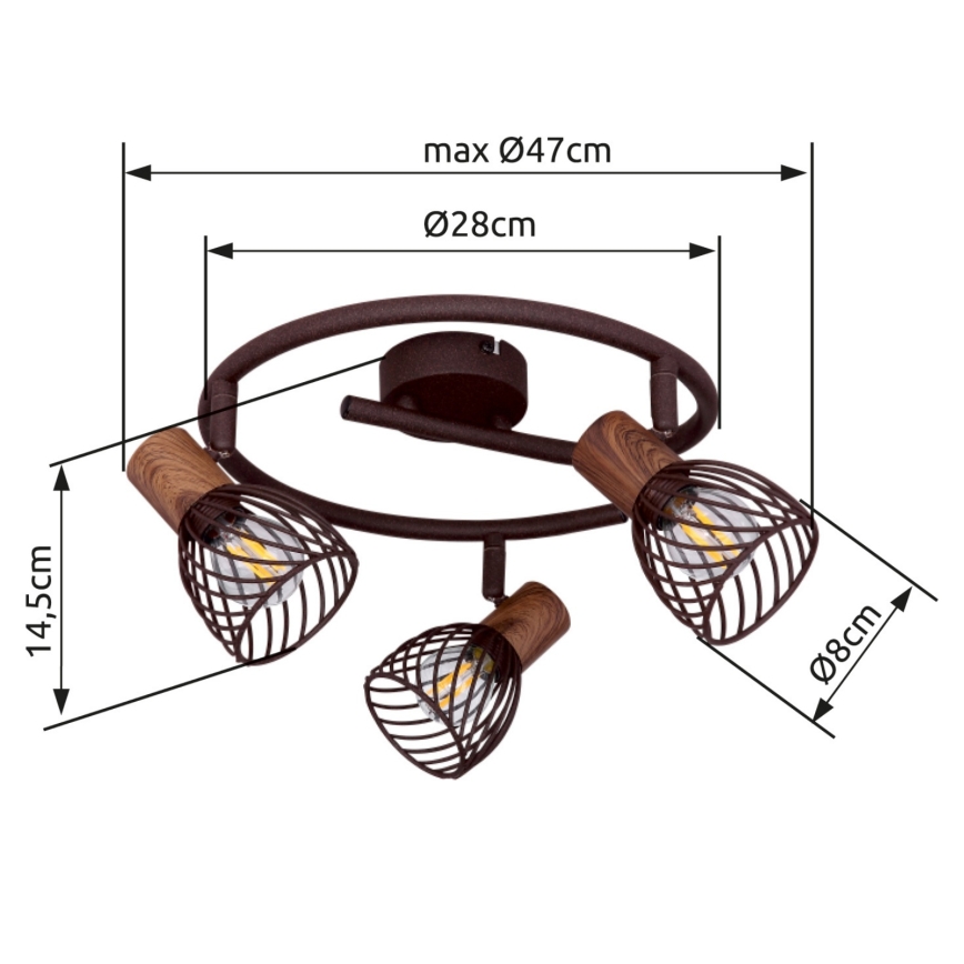 Globo - Spotlys 3xE14/40W/230V