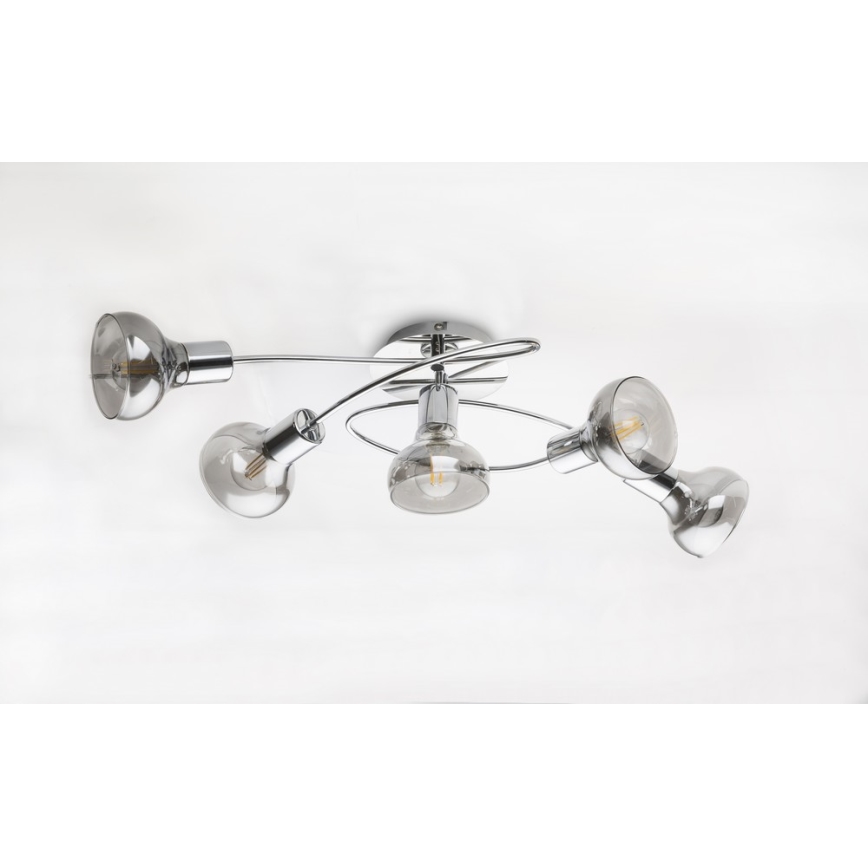 Globo - Fastmonteret lysekrone 5xE14/40W/230V