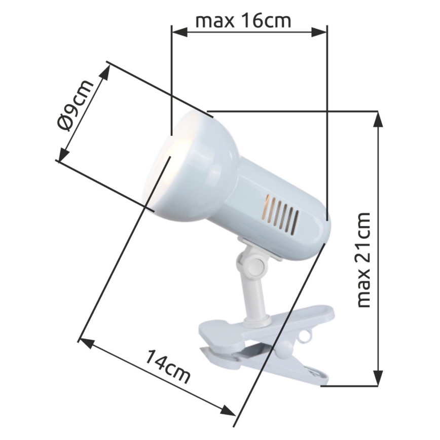 Globo - Bordlampe 1xE27/40W/230V