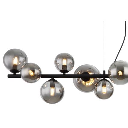 Globo - LED pendel 13xG9/3,5W/230V røget/sort