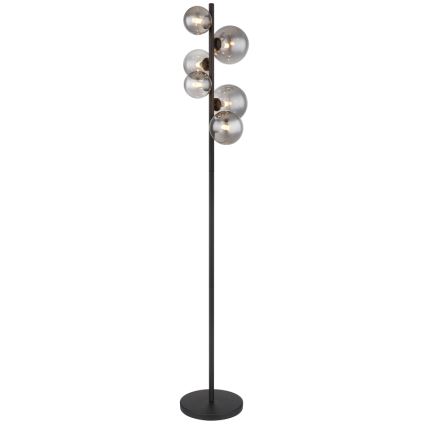 Globo - LED gulvlampe 6xG9/3,5W/230V røget/sort