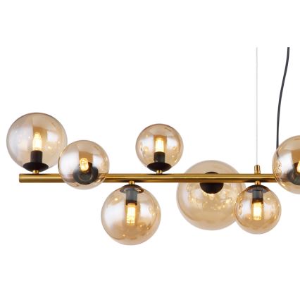 Globo - LED pendel 13xG9/3,5W/230V røget/brun