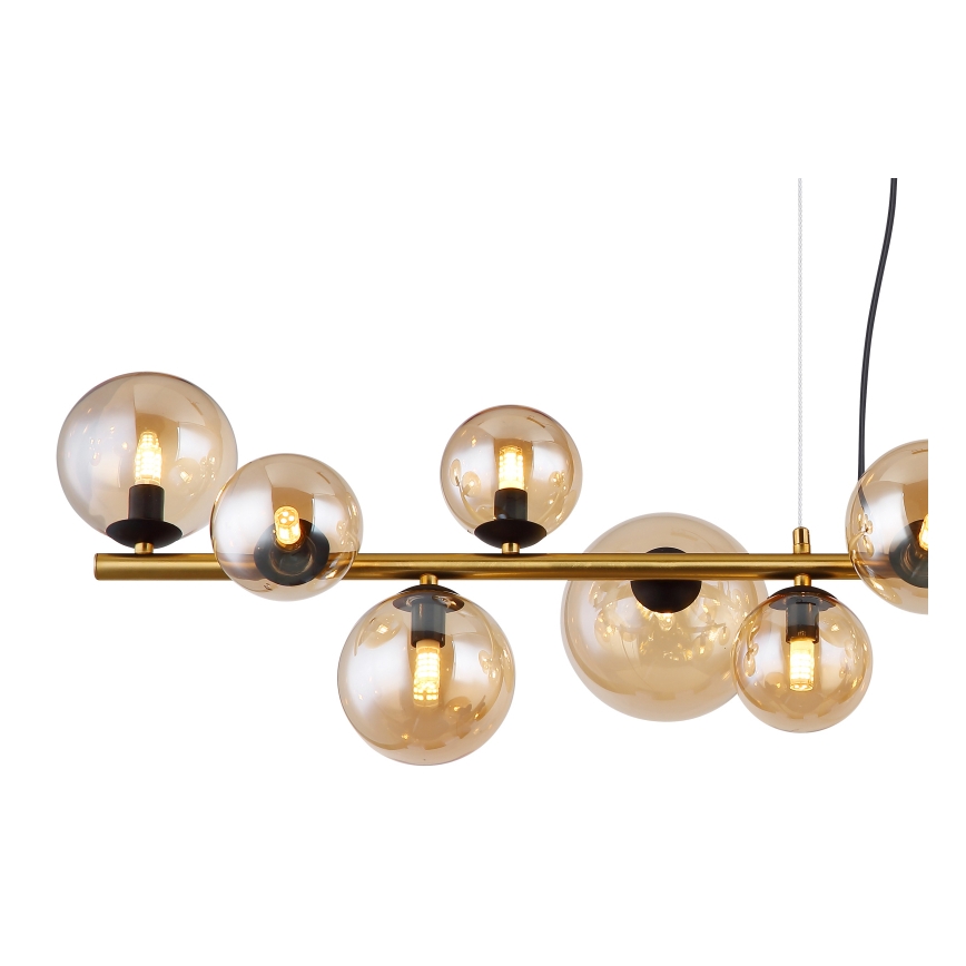 Globo - LED pendel 13xG9/3,5W/230V røget/brun