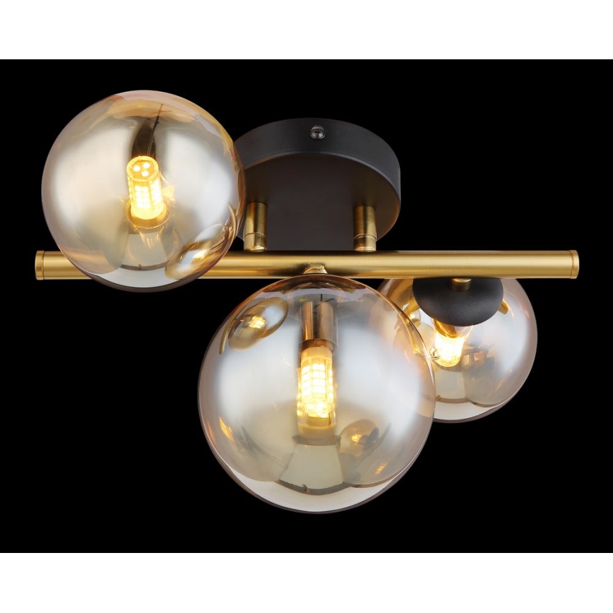 Globo - LED loftlampe RIHA 3xG9/3,5W/230V messing