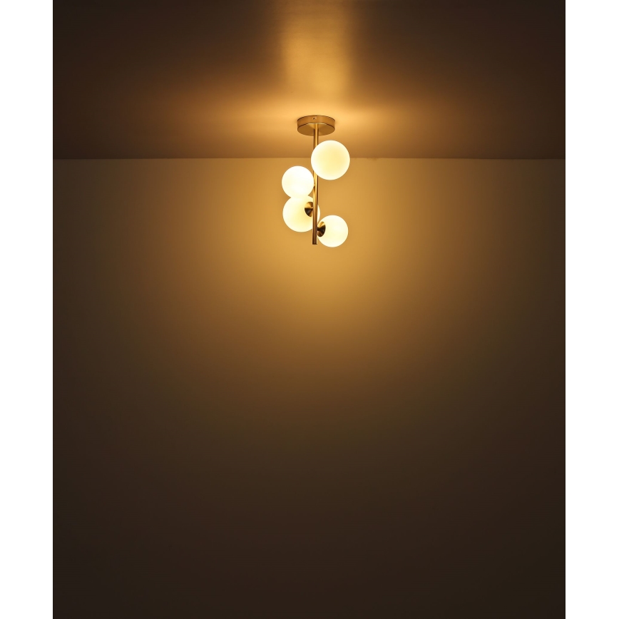 Globo - LED pendel 4xG9/3W/230V mat krom