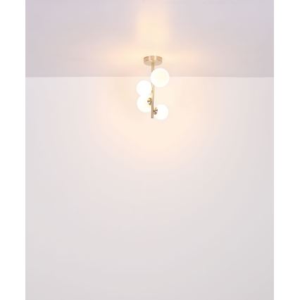 Globo - LED pendel 4xG9/3W/230V mat krom