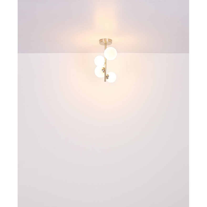 Globo - LED pendel 4xG9/3W/230V mat krom