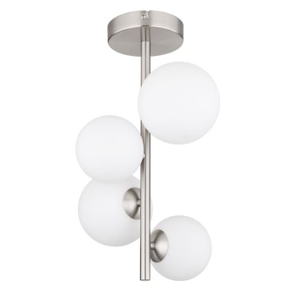 Globo - LED pendel 4xG9/3W/230V mat krom