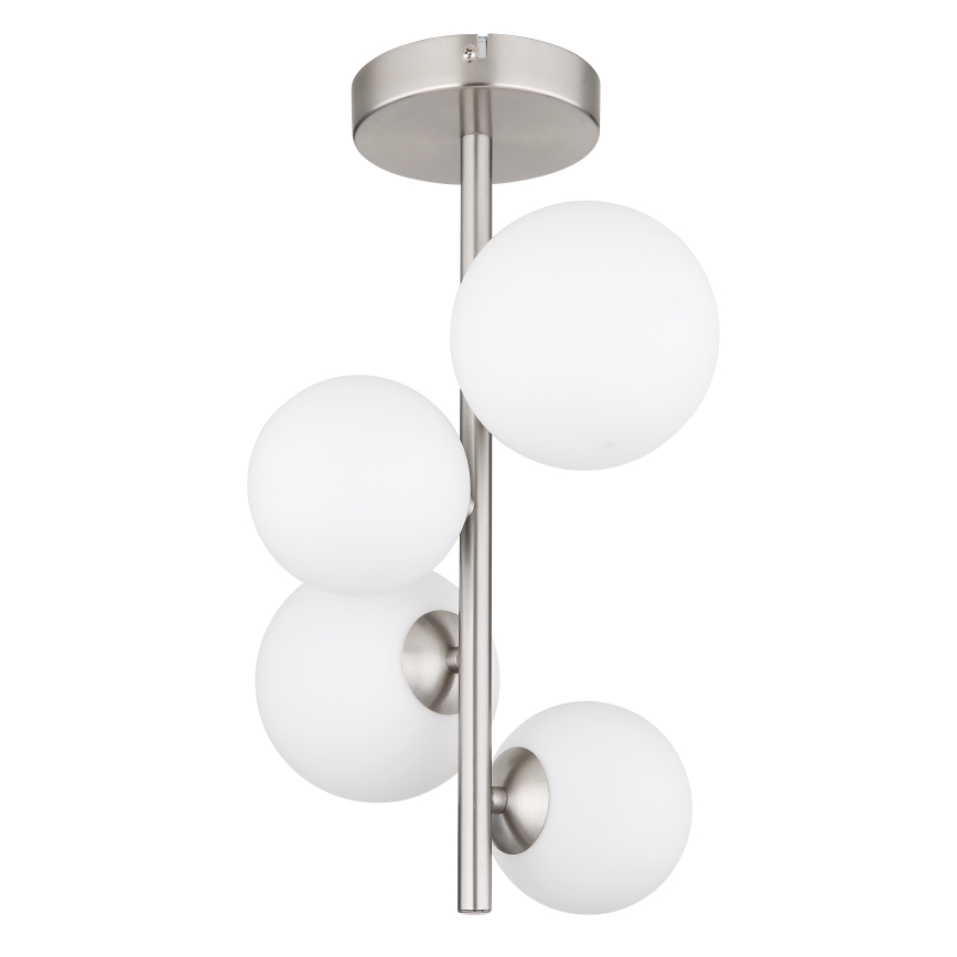 Globo - LED pendel 4xG9/3W/230V mat krom