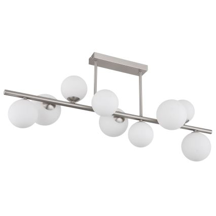 Globo - LED pendel 9xG9/3W/230V mat krom