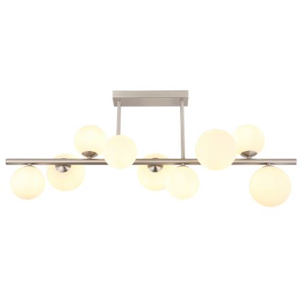 Globo - LED pendel 9xG9/3W/230V mat krom