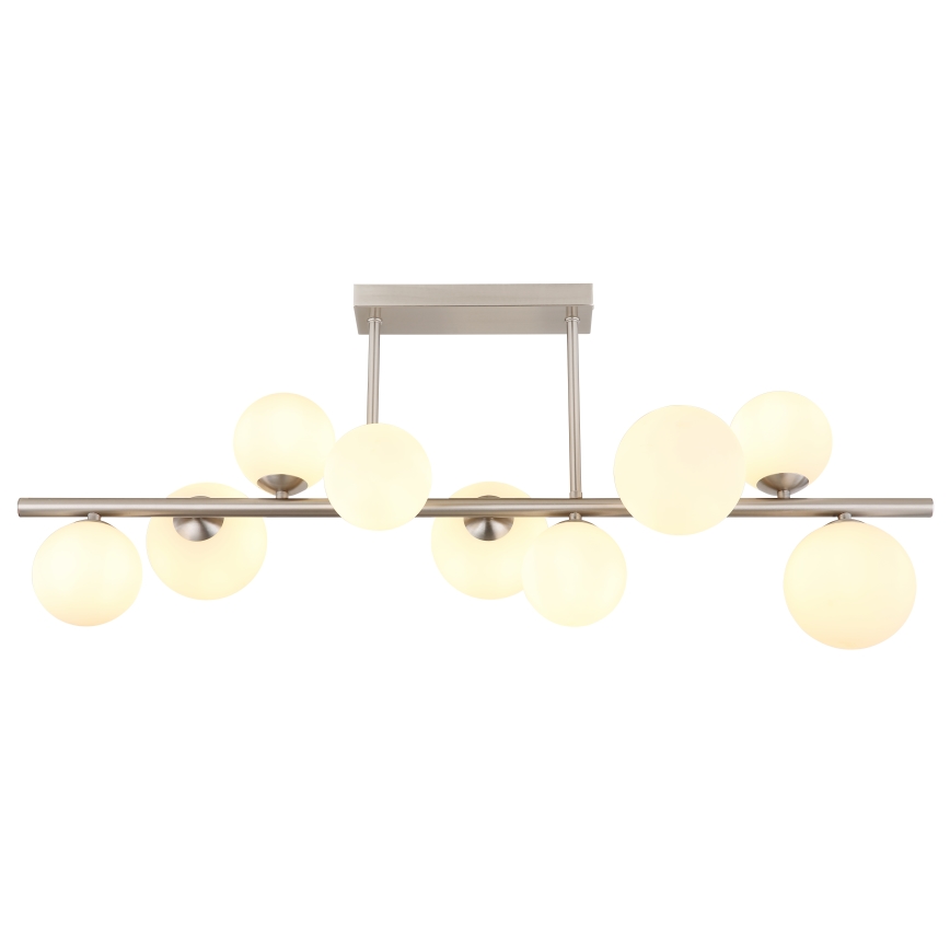 Globo - LED pendel 9xG9/3W/230V mat krom