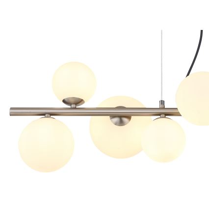 Globo - LED pendel 9xG9/3W/230V mat krom