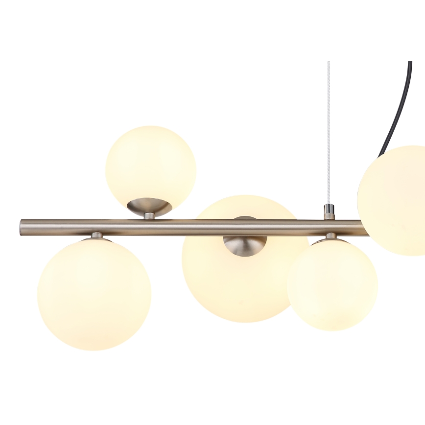 Globo - LED pendel 9xG9/3W/230V mat krom