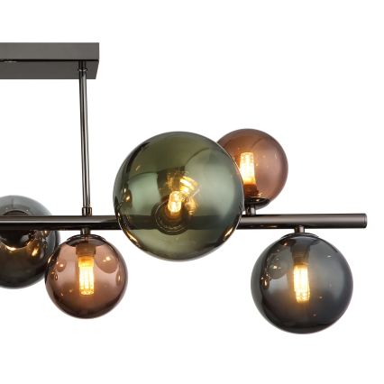 Globo - LED-lysekrone på stang 9xG9/3W/230V