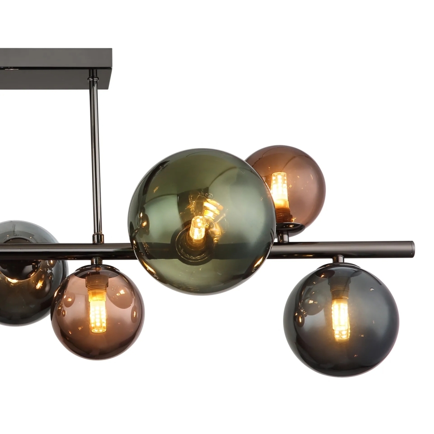 Globo - LED-lysekrone på stang 9xG9/3W/230V