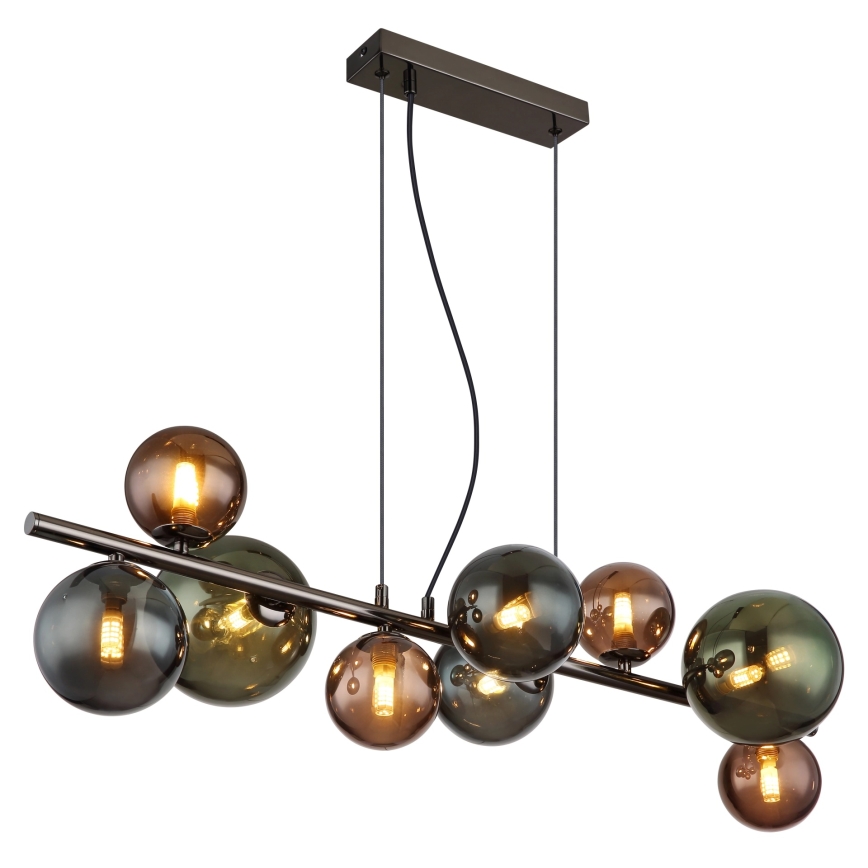 Globo - LED-pendel på wire 9xG9/3W/230V