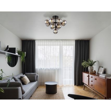 Globo - Loftlampe 13xG9/5W/230V diameter 56 cm sort
