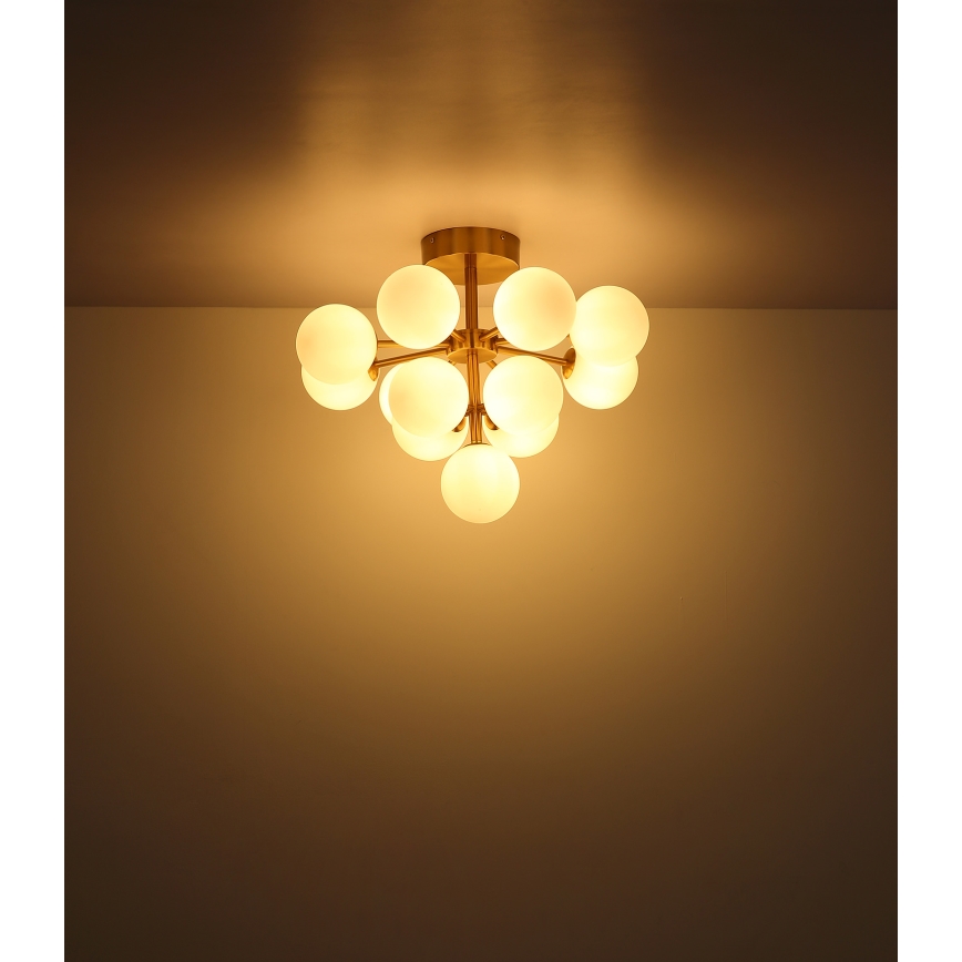 Globo - Loftlampe 13xG9/5W/230V diameter 56 cm sort
