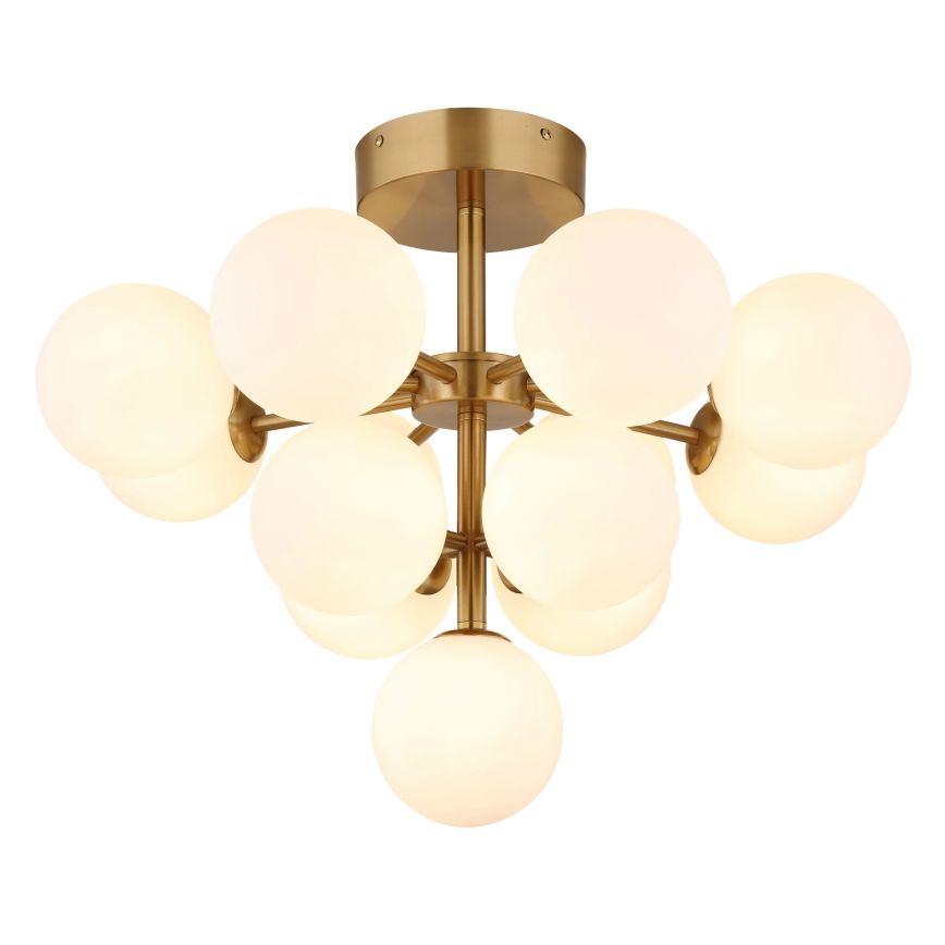 Globo - Loftlampe 13xG9/5W/230V diameter 56 cm guldfarvet