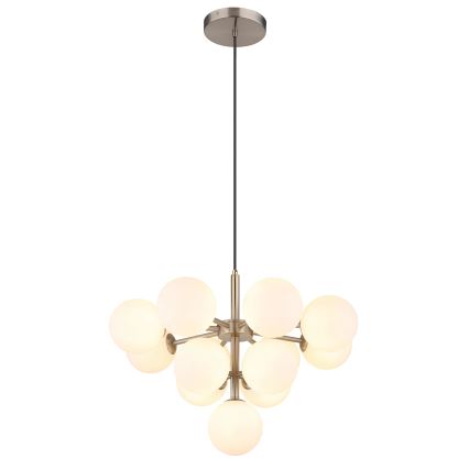 Globo - Pendel 13xG9/5W/230V diameter 56 cm mat krom