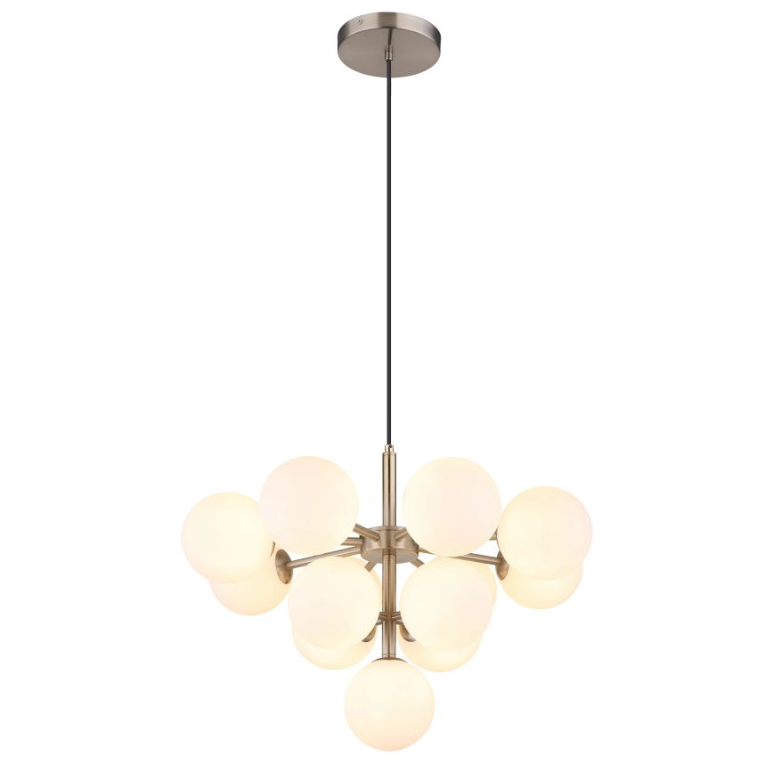 Globo - Pendel 13xG9/5W/230V diameter 56 cm mat krom