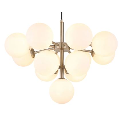 Globo - Pendel 13xG9/5W/230V diameter 56 cm mat krom