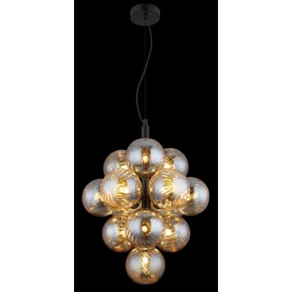 Globo - Lysekrone med wireophæng 13xG9/4W/230V
