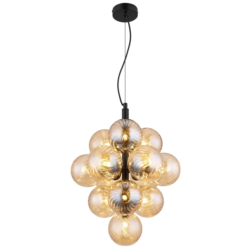 Globo - Lysekrone med wireophæng 13xG9/4W/230V