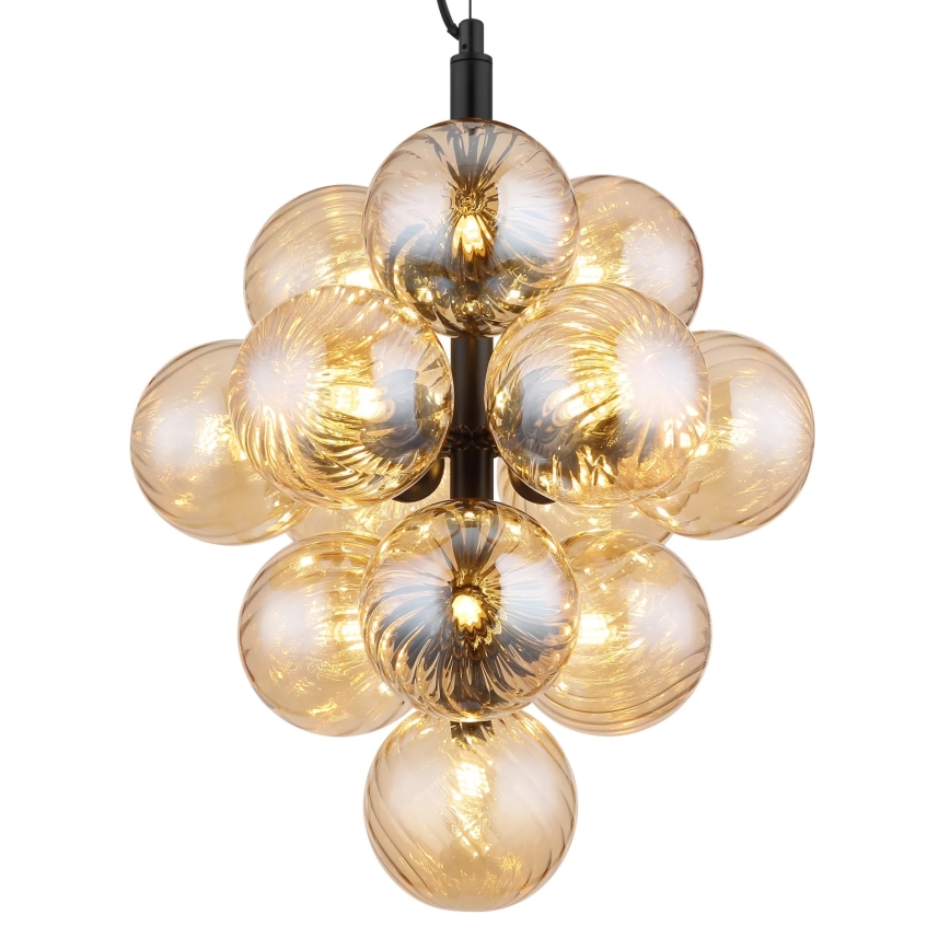 Globo - Lysekrone med wireophæng 13xG9/4W/230V