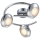 Globo 56217-3 - LED spotlamper GILLES 3xLED/5W/230V