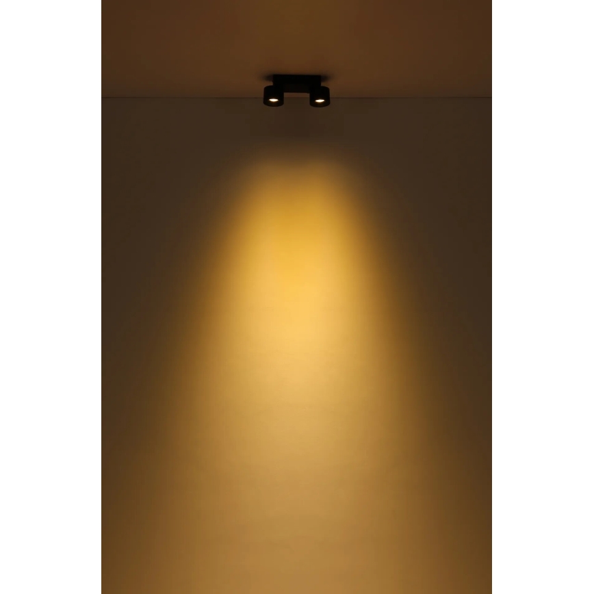 Globo - LED spotlampe 2xLED/6W/230V sort