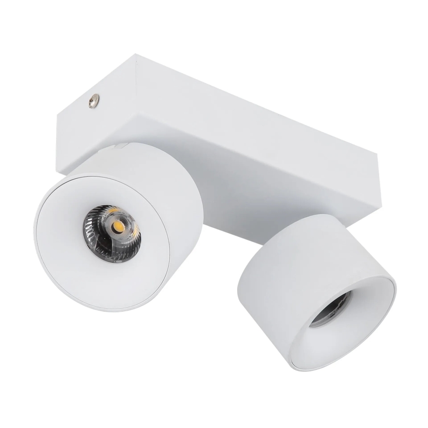 Globo - LED spotlampe 2xLED/6W/230V hvid