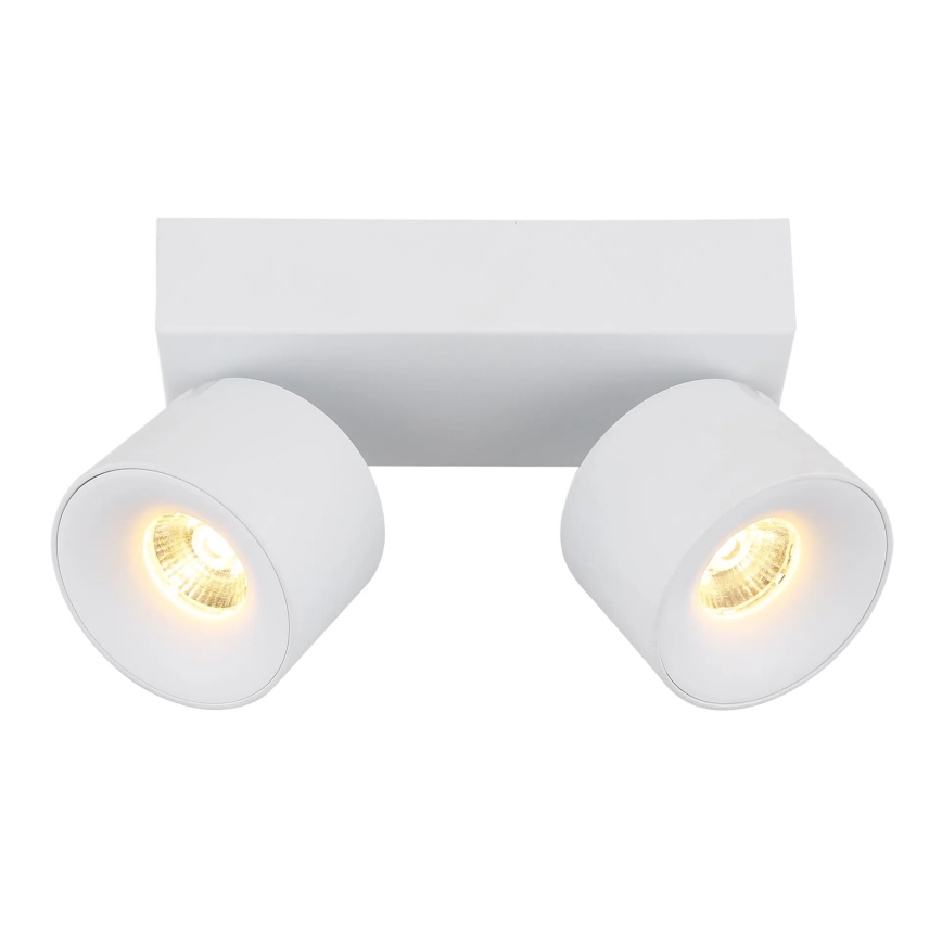 Globo - LED spotlampe 2xLED/6W/230V hvid