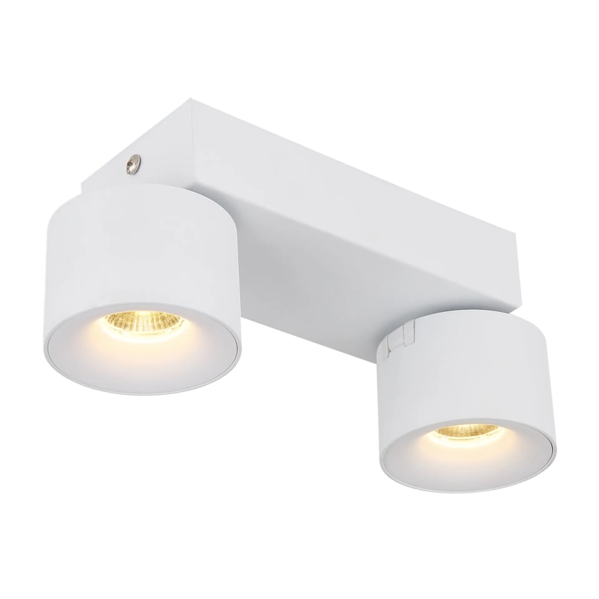 Globo - LED spotlampe 2xLED/6W/230V hvid
