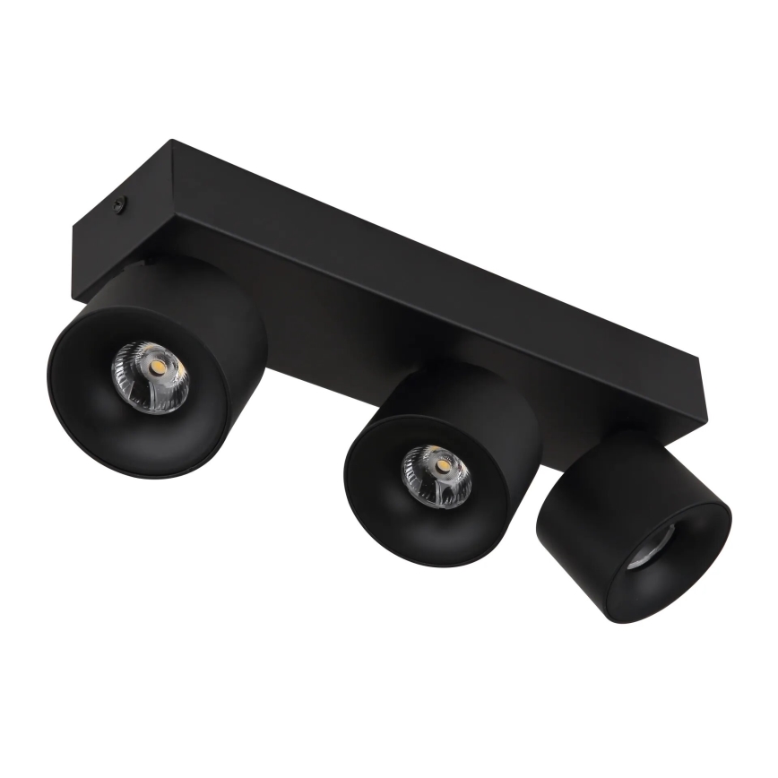 Globo - LED spotlampe 3xLED/6W/230V sort