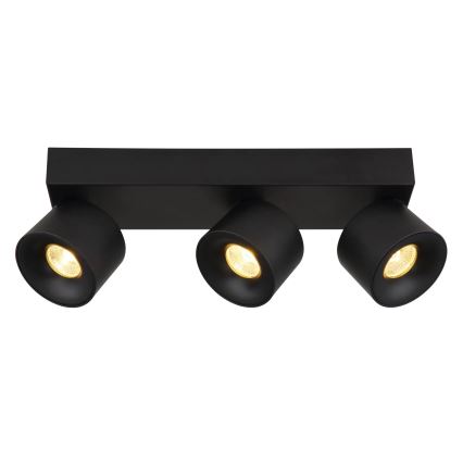 Globo - LED spotlampe 3xLED/6W/230V sort
