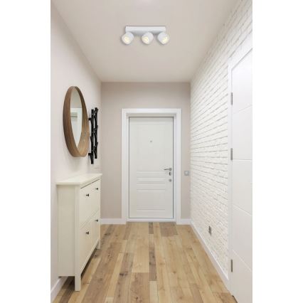 Globo - LED spotlampe 3xLED/6W/230V hvid