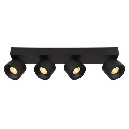 Globo - LED spotlampe 4xLED/6W/230V sort