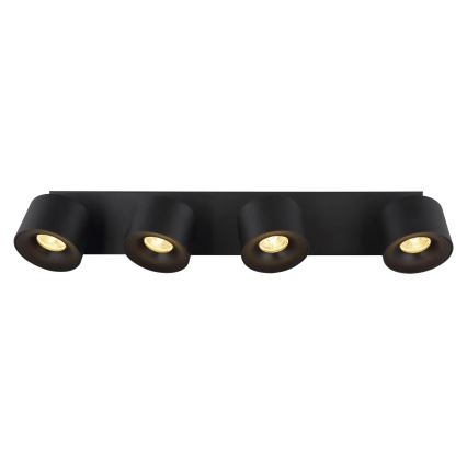Globo - LED spotlampe 4xLED/6W/230V sort