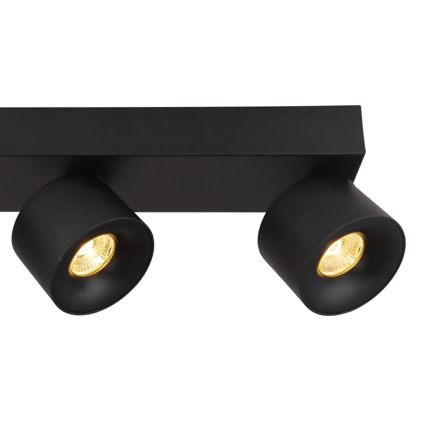 Globo - LED spotlampe 4xLED/6W/230V sort