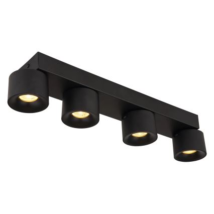 Globo - LED spotlampe 4xLED/6W/230V sort