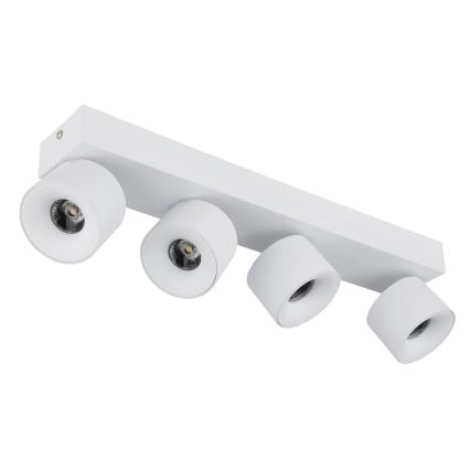 Globo - LED spotlampe 4xLED/6W/230V hvid