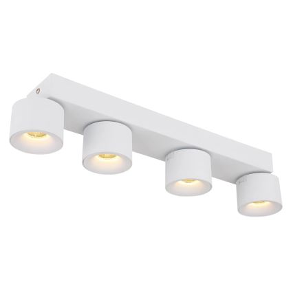 Globo - LED spotlampe 4xLED/6W/230V hvid