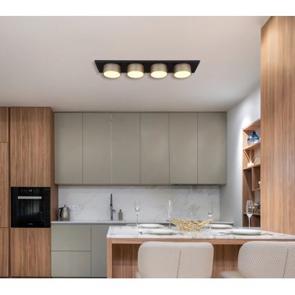 Globo - LED-loftlampe, 40 W, 230 V, 3000 K, 86 x 20 cm, messing