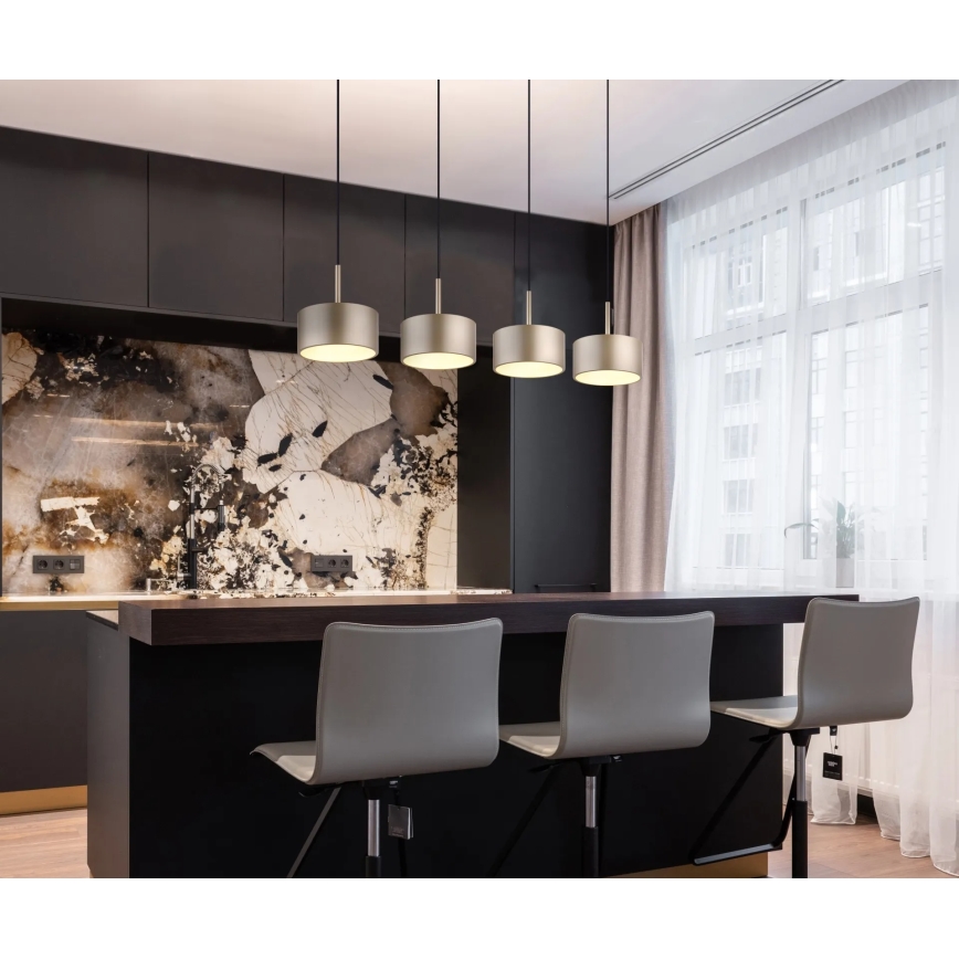 Globo - LED-pendel på kabel LED/40W/230V 3000K messing