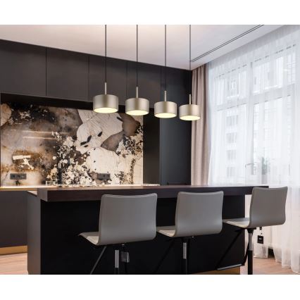 Globo - LED-pendel med wire LED/40W/230V 3000K beige