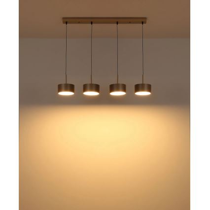 Globo - LED-pendel med wire LED/40W/230V 3000K beige