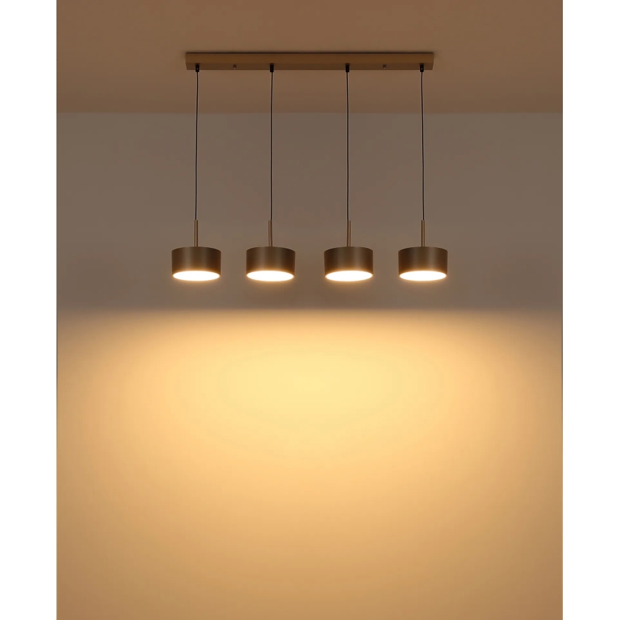 Globo - LED-pendel med wire LED/40W/230V 3000K beige